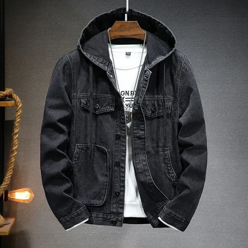 Joe – Vintage-Jeansjacke mit Kapuze für Herren