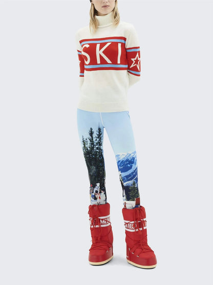 Ski-Intarsien-Pullover